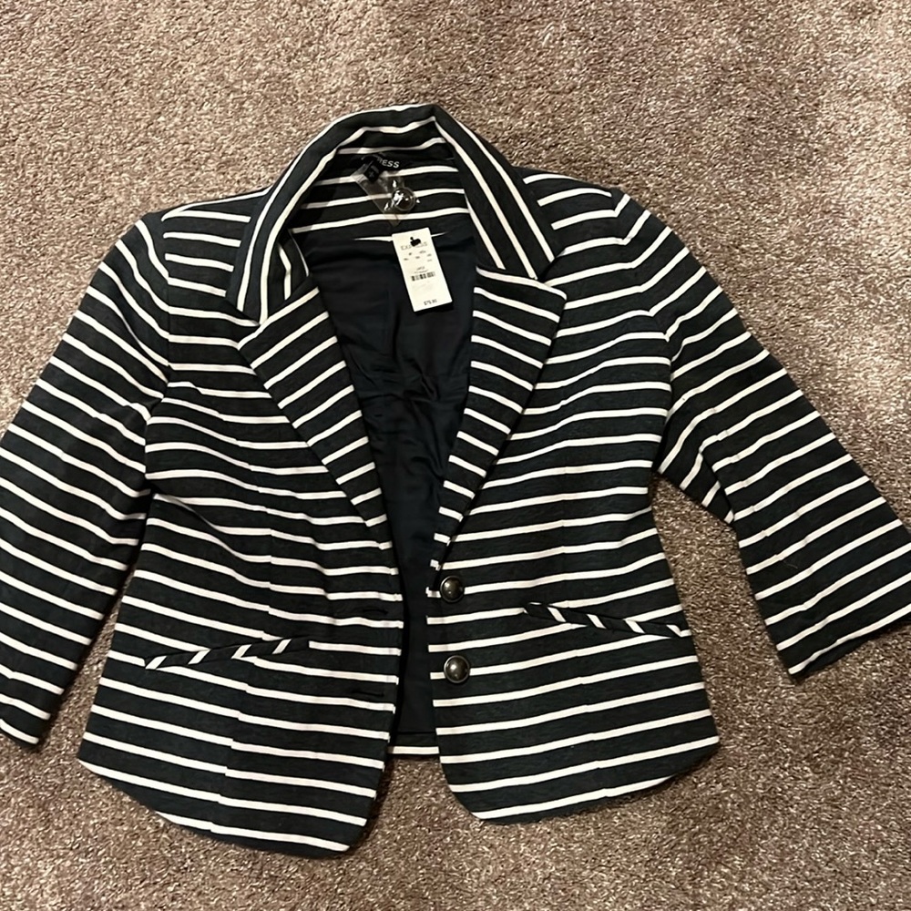 Striped blazer